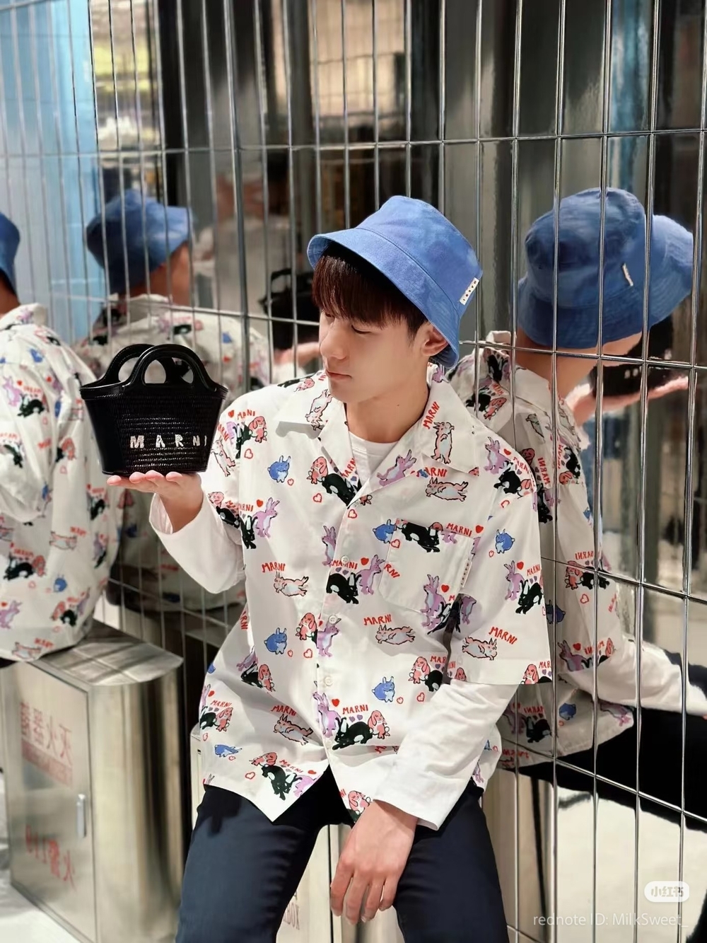 Marni Rabbit Print Shirt - Picture 12 of 12